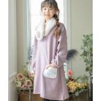 ワンピース キルティングポシェットワンピース キッズ 子供服 女の子