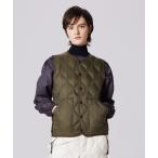 ショッピングダウンベスト ダウンベスト ベスト 「TAION（タイオン）」「ユニセックス」ミリタリー クルーネック ダウンベスト-ソフトシェル メンズ レディース