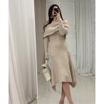 ワンピース オフショルダーマーメイドワンピース