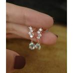 イヤリング YU-KA:クラシックラインビジューイヤリング Classic line bijou earring レディース