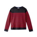 ニット セーター バイカラープルオーバー レディース