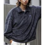  ограничение развитие relax Fit Polo цвет мохнатый флис тянуть over мужской 