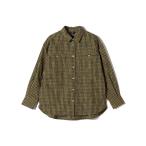 ショッピングcolors ブラウス シャツ SHIPS Colors:「手洗い可能」ダブル  ポケット オーバー チェック シャツ レディース