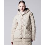 ダウンジャケット ダウン 「TAION（タイオン）」「ユニセックス」シティ パイピングフード ダウンカーディガン メンズ レディース