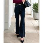  джинсы Denim Denim брюки [ Okabe ... san сотрудничество ] flair Denim брюки женский 