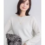 ニット セーター 「ウール混ラメ素材」Vネック煌めきニット レディース