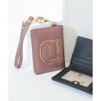 パスケース 「PAUL ＆ JOE ACCESSOIRES /ポール アンド ジョー アクセソワ 」 BIG CAT METAL 2面パスケース