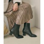 ブーツ レザー バックジップ ブーツ レディース