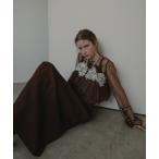 ショッピングチョコ ドレス Petal embroidery dress