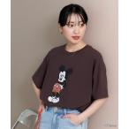 「FREAK'S STORE」 半袖Tシャツ LARGE ブラウン レディース