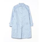 [human woman] пальто с отложным воротником M голубой женский 