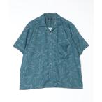 [URBAN RESEARCH] рубашка с коротким рукавом L зеленый мужской 