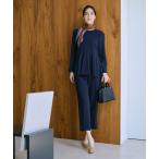 ブラウス シャツ トリアセダブルクロス デザインブラウス/イージーケア レディース