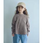 ショッピング女の子 tシャツ ハート総柄 ワッフル ロングスリーブTシャツ / キッズ  100cm−160cm キッズ 子供服 女の子