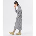 ワンピース ストライプ BD ワンピース ロングスリーブ