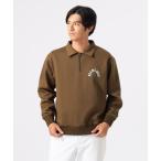 ショッピングORANGE トレーナー スウェット ORANGE LABEL / アーチロゴ ハーフジップ プルオーバー メンズ