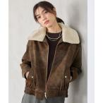 ブルゾン アウター 「2WAY」ボアカラーブルゾン レディース