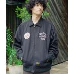 ブルゾン アウター 「BEN DAVIS/ベンデイビス」COTTON DUCK SOUVENIR JACKET ジャケット ダック ジップ ワッペン