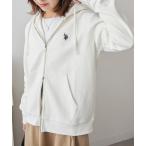 パーカー 「U.S. POLO ASSN.」ダブルフェイスロイヤルスウェット ダブルジップパーカー　ユニセックスサイズ展開/セットアップパンツ展開あり