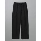 ショッピングウール スラックス GOOVI イージーパンツ ウールギャバジン 無地 メンズ レディース