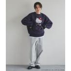ショッピングサンリオ ニット セーター 「sanrio characters」HELLO KITTY/ハローキティジャガードニット/クラシック/レトロ「サンリオキャラクター