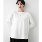 tシャツ 「選べる首元デザイン/洗える」クルーネックロングTシャツ レディース