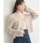 ニット セーター SET2点チャーム付きシャギーニット＋インナー レディース