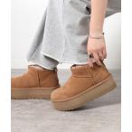 ショッピング牛革 シューズ 「追加」「UGG/アグ」CLASSIC ULTRA MINI PLATFORM：1135092 レディース
