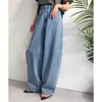  джинсы Denim Denim брюки [JaVa Java сотрудничество ] удобный .. модный. обе .!ba Rune Denim брюки женский 