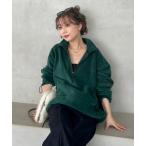 tシャツ 「Champion」ハーフジッププルオーバー レディース