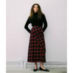 ショッピングJapan スカート チェックロングスカート「MADE IN JAPAN」