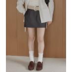 スカート back frill mini skirt / バックフリルミニスカート