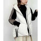 ショッピングダウンベスト ダウンベスト ベスト フードダウンベスト レディース