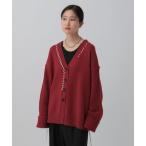 カーディガン 5ゲージハンドステッチVカーディガン　595543 レディース