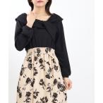 ショッピングショール ワンピース ショールカラードッキングワンピース