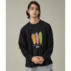 トレーナー スウェット 「NANGA / ナンガ」ECO HYBRID L/S TEE/ロングTシャツ/イラスト/ユニセックス「WEB限定」 メンズ