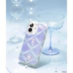 スマホケース iPhone16/15/14/13 専用 ディズニーキャラクター クリアキルティング ケース