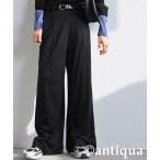 パンツ ピンタックワイドパンツ レディース