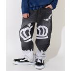 パンツ BIG王冠ブリーチデニムロン�