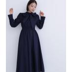 ワンピース 2wayボウタイギャザーワンピース