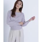 ニット セーター FOX混ジェントリーシリーズ ボートネックニット レディース