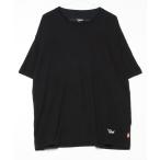 [KEBOZ] короткий рукав футболка L черный мужской 