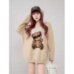 ニット セーター Danimalベアニットプルオーバー レディース