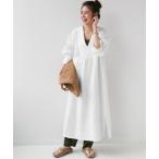 「JOURNAL STANDARD relume」 長袖ワンピース FREE ホワイト レディース