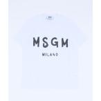 「MSGM」 半袖Tシャツ S ホワイト