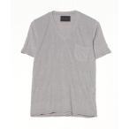[LOUNGE LIZARD] короткий рукав футболка 3 серый мужской 