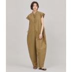 ショッピングつなぎ 「Curensology」 オールインワン FREE ベージュ レディース