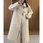 コート アウター 「BANICO」クラシックメタルバックル ウールコート レディース