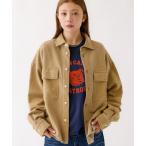 ショッピングジョンブル ブラウス シャツ 「JOHNBULL/ジョンブル」ピグメントスウェットシャツ/羽織り/スウェット「WEB限定」 レディース