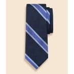 ネクタイ シルク　ワイドBB#2ストライプ　レップタイ